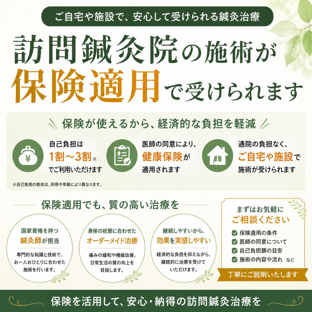 保険適用の安心感