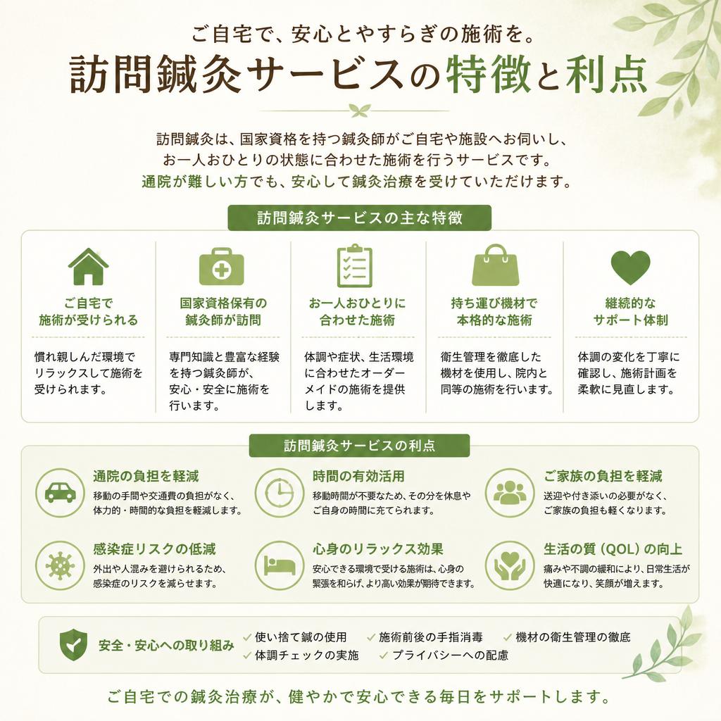 訪問鍼灸院とは？