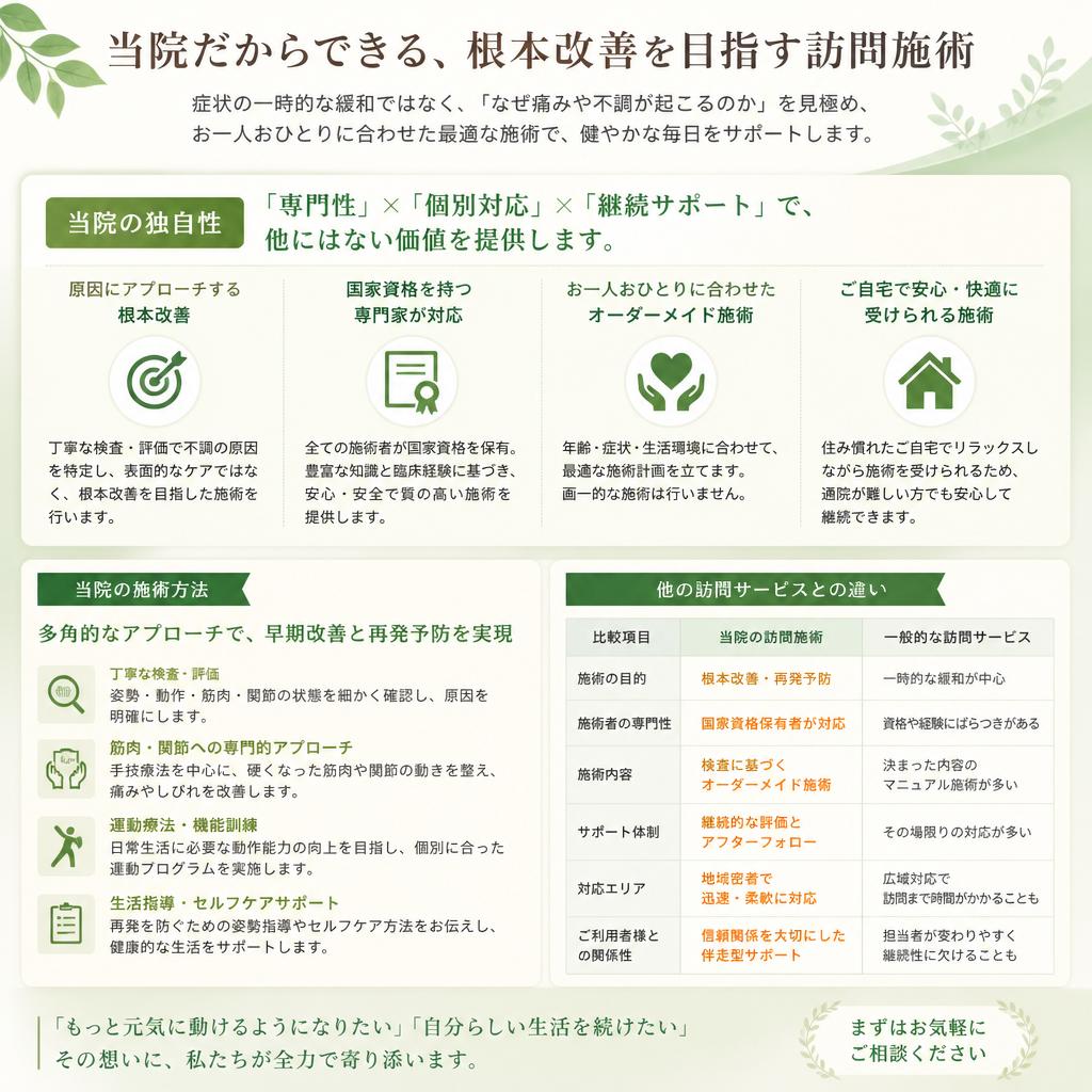 他院との違い
