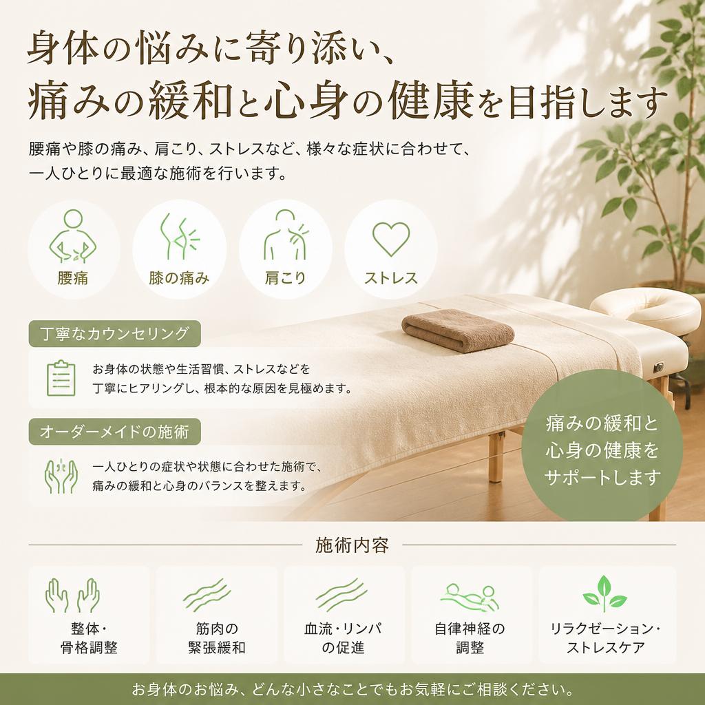 痛みやストレスを和らげる
