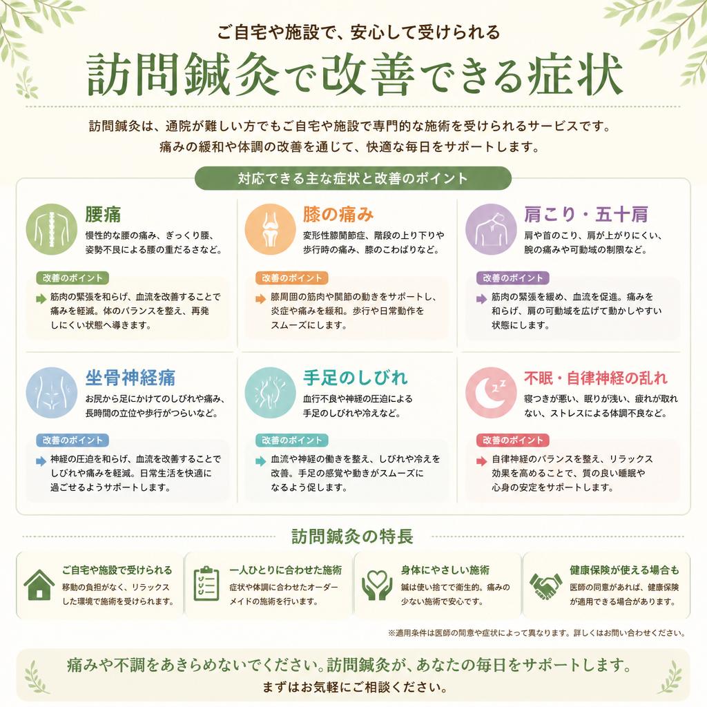 対象となる症状