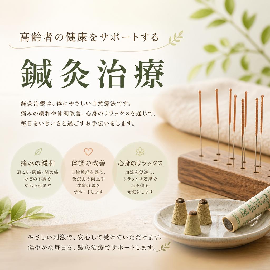 「高齢者の健康をサポートする鍼灸治療」