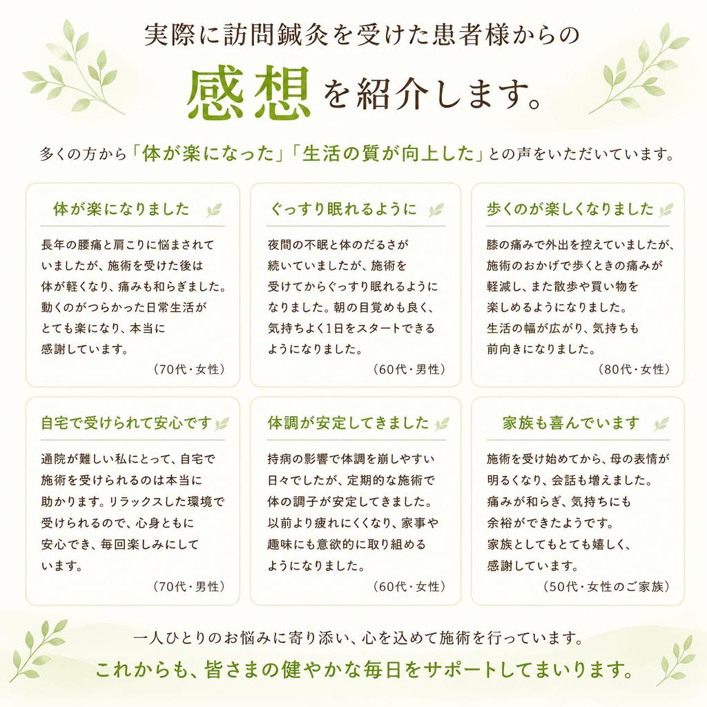 患者様の声