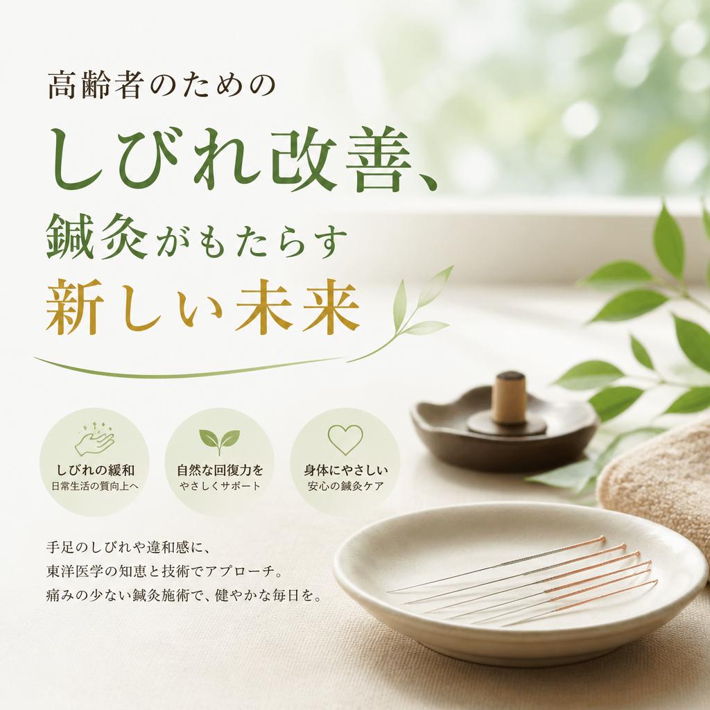 高齢者のためのしびれ改善、鍼灸がもたらす新しい未来