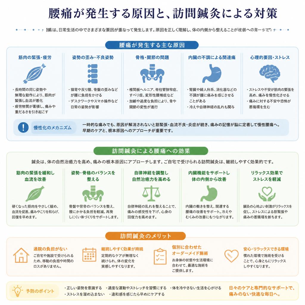 2. 腰痛の原因と対策
