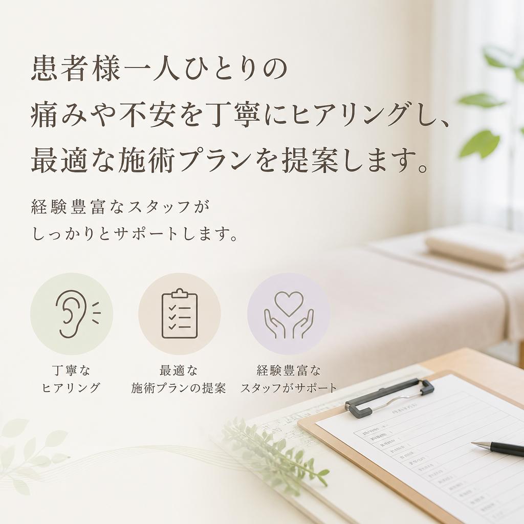 痛みの悩み、あなたの声を聞かせてください